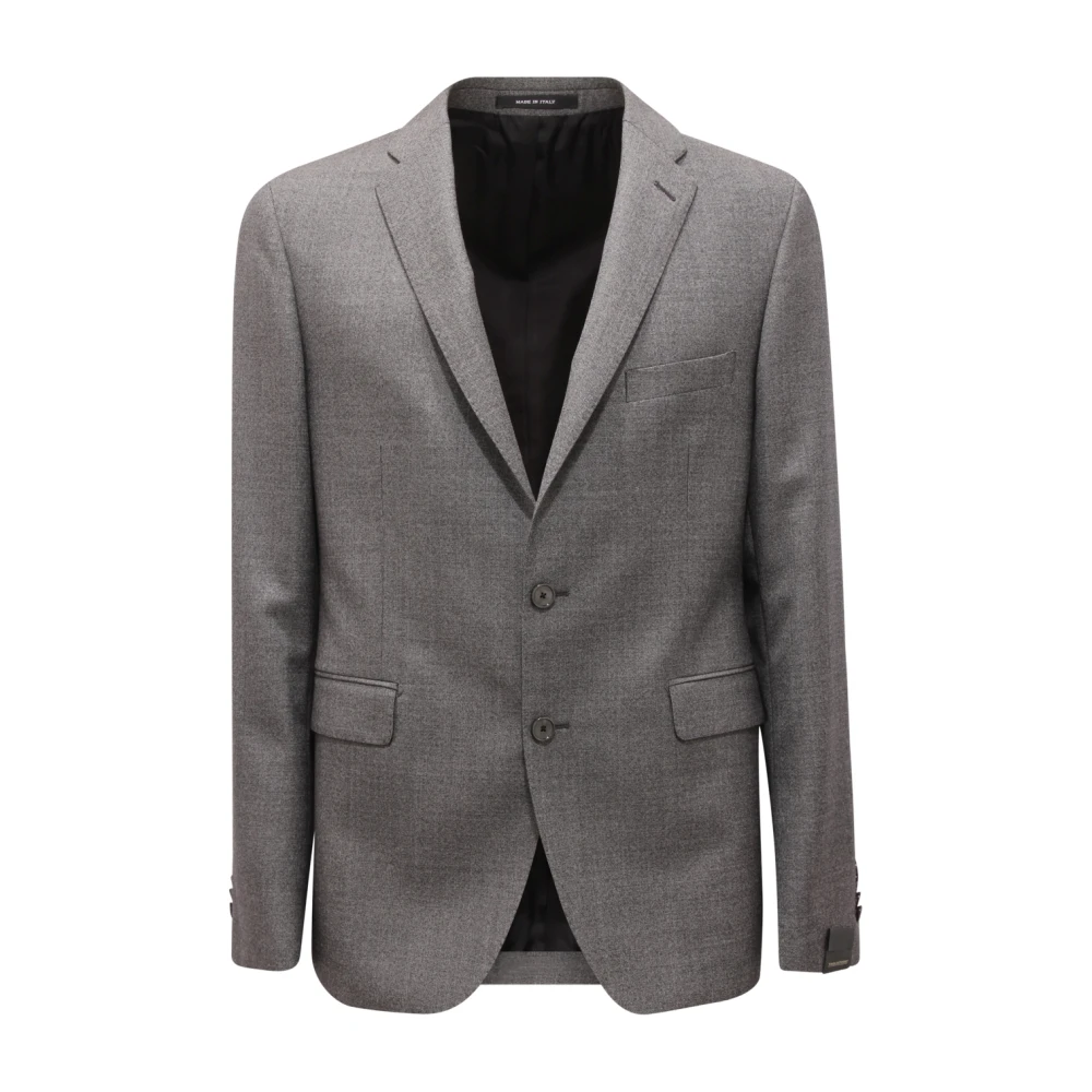 Tagliatore Men's Gray Blazers, Xl, 0494Au Abito Wool Suit Grey