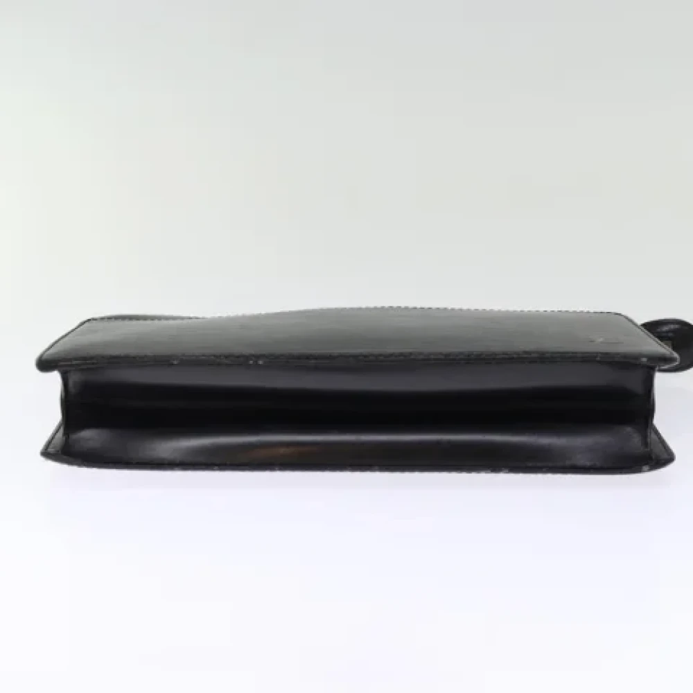 Louis Vuitton Vintage Pre-owned Leather clutches Black Dames