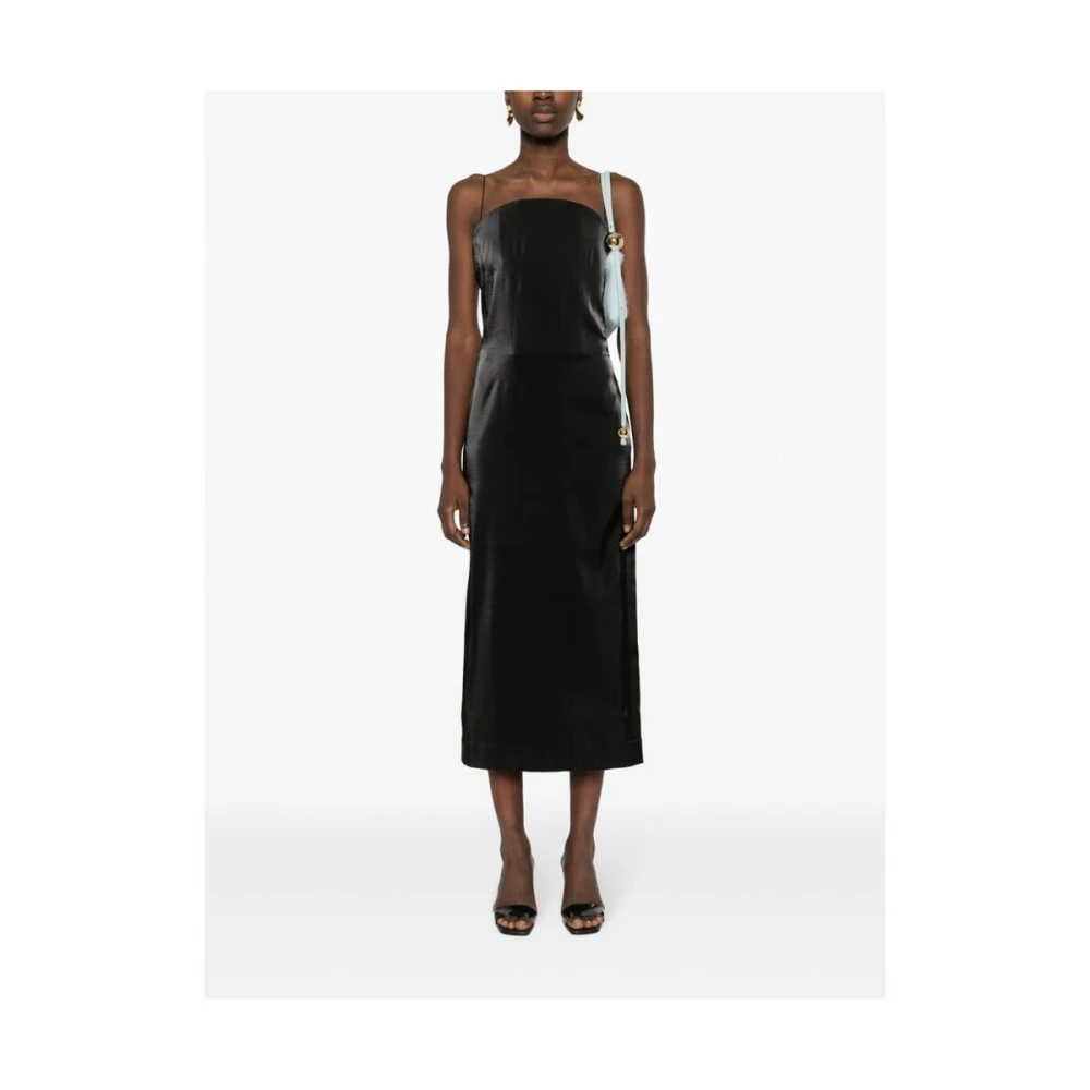 Jacquemus Maxi Dresses Black Dames