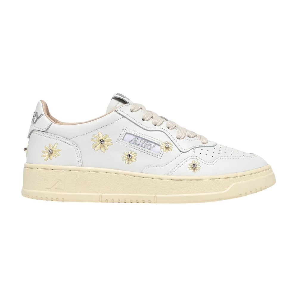 Autry Medalist Low Lea Embflow Dames Schoenen Wit