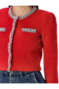 cardigan-en-maille-texturee-rouge