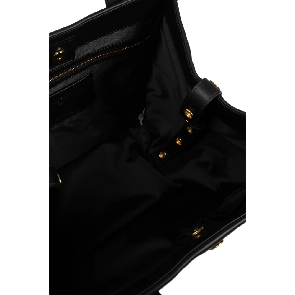 Moschino Shopper tas met studs Black Dames