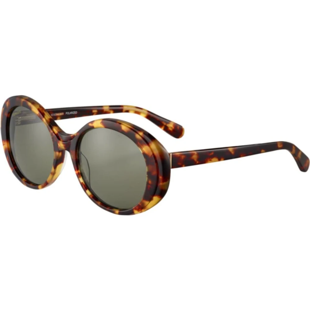 Serengeti Unisex Brown Sunglasses, One Size, Stylish Sunglasses For A Chic Look