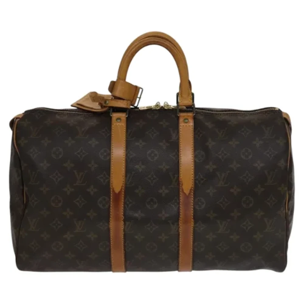 Louis Vuitton Vintage Pre-owned Canvas travel-bags Brown Dames
