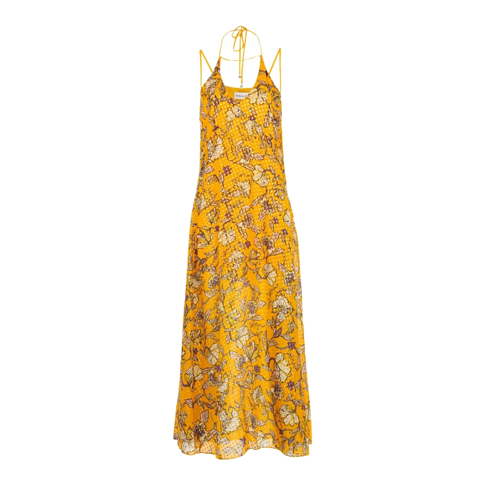 PATRIZIA PEPE Bloemen zomerjurk voor vrouwen Multicolor Dames