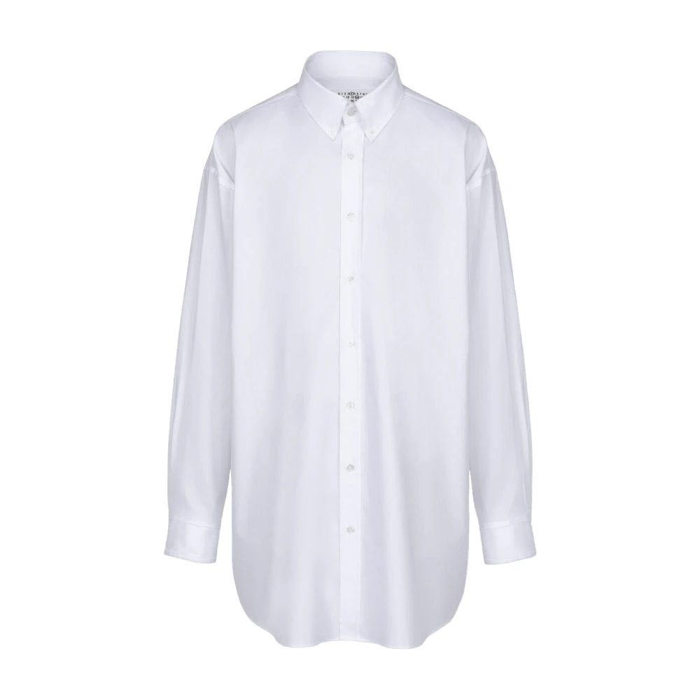Maison Margiela Biologisch Wit Oxford Overhemd White Heren