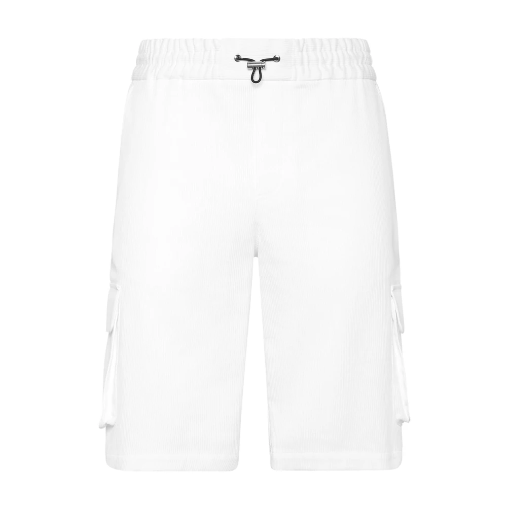 Philipp Plein Stijlvolle Denim Shorts voor Vrouwen White Heren