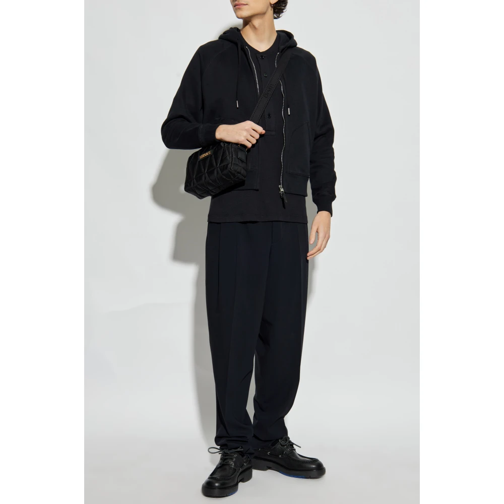 Tom Ford Geribbeld T-shirt Black Heren