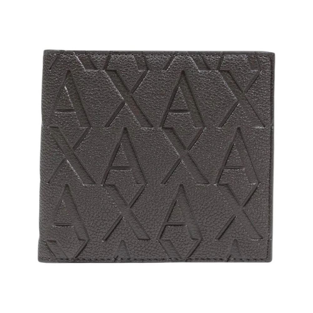 Armani Exchange Men's Brown Wallets & Cardholders, One Size, Polyester Wallet With Inside Compartts And Pockets