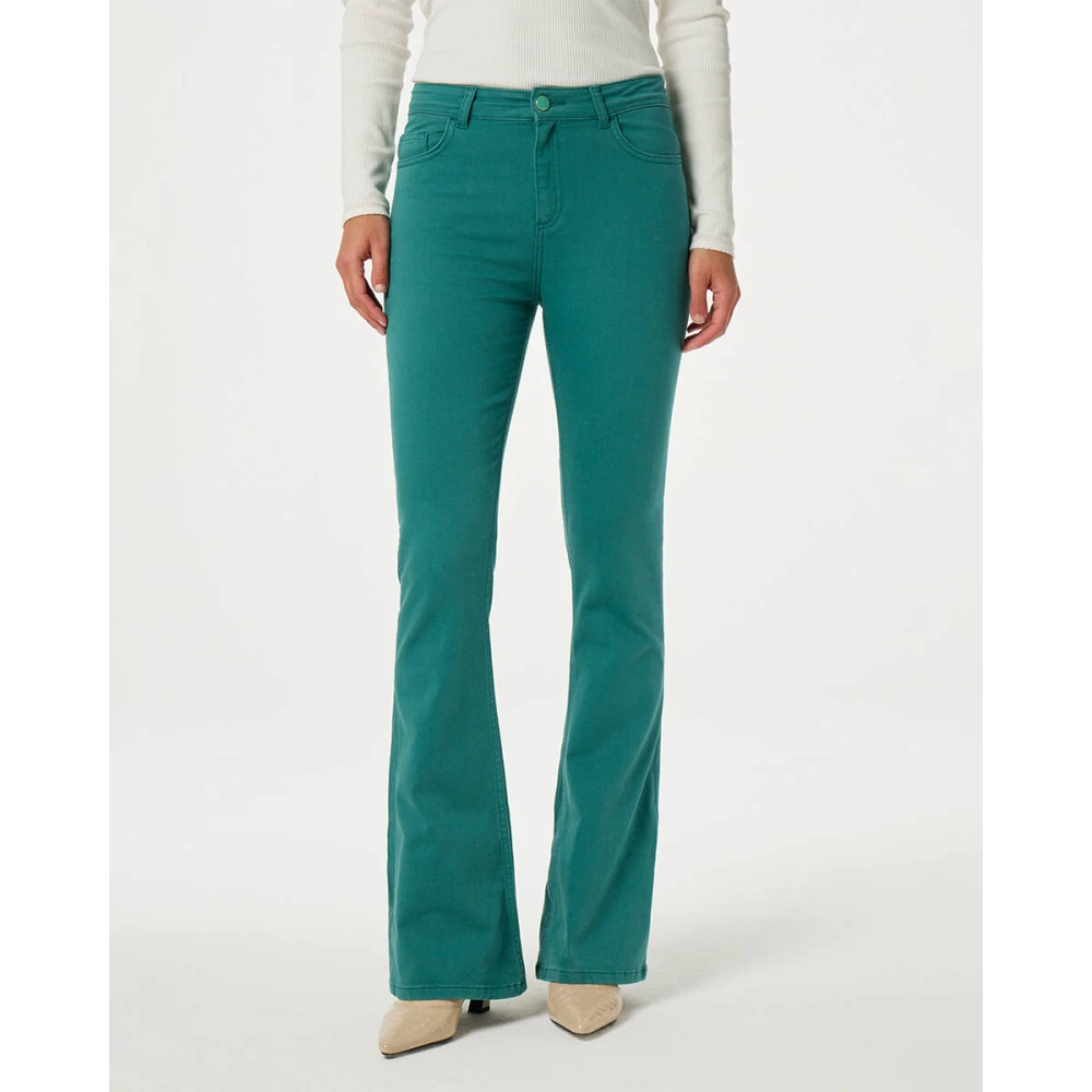 Fabienne Chapot Eva Flare Jeans Green Dames