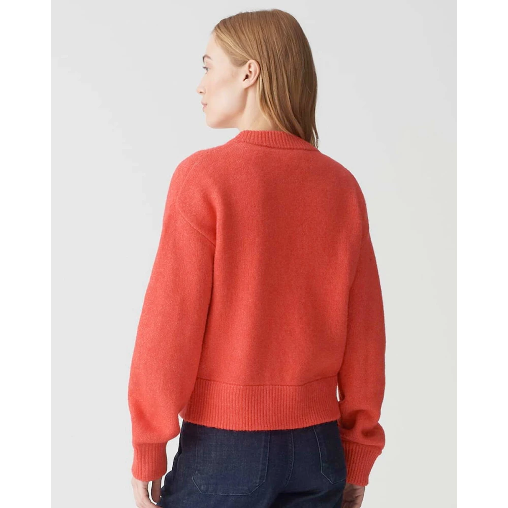 Opus Stijlvolle Pullover met Doketa Detail Red Dames