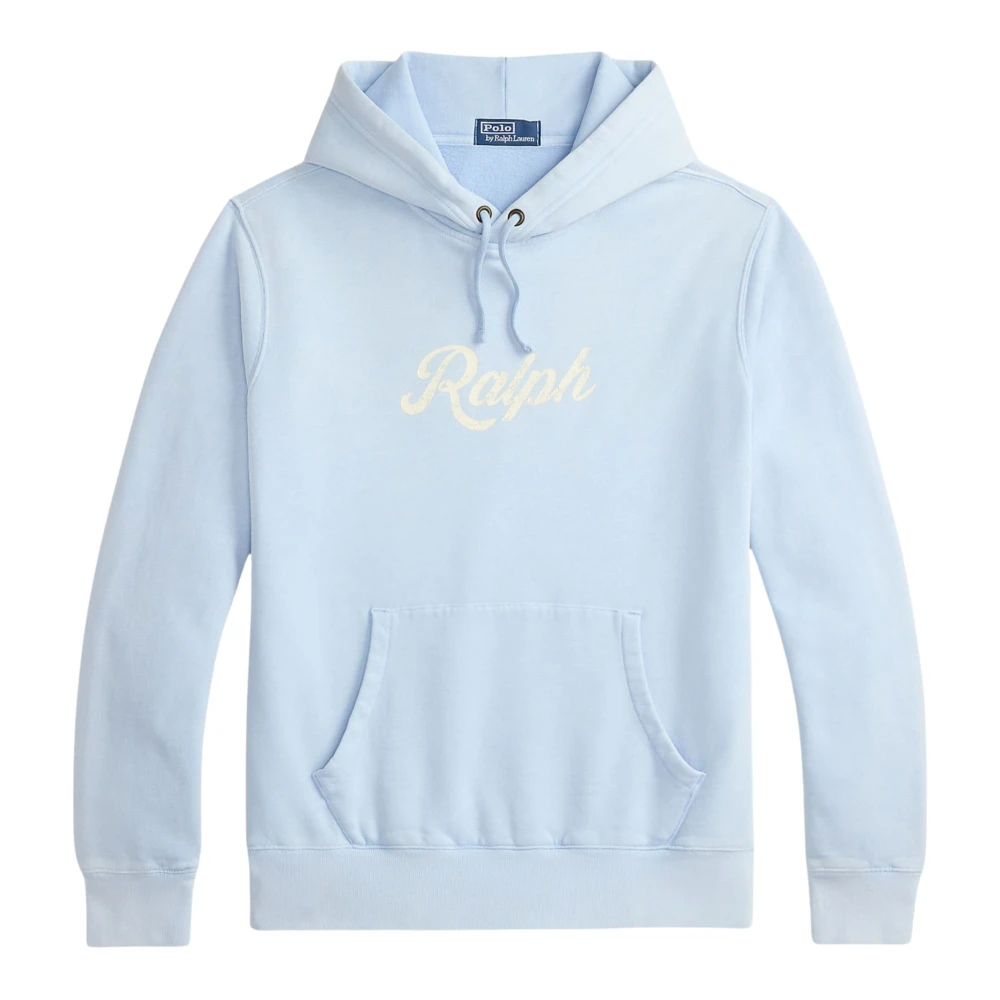 Ralph Lauren Men's Blue The Ralph Logo Hoodie - Hoodies - L - Sweatshirts & Hoodies