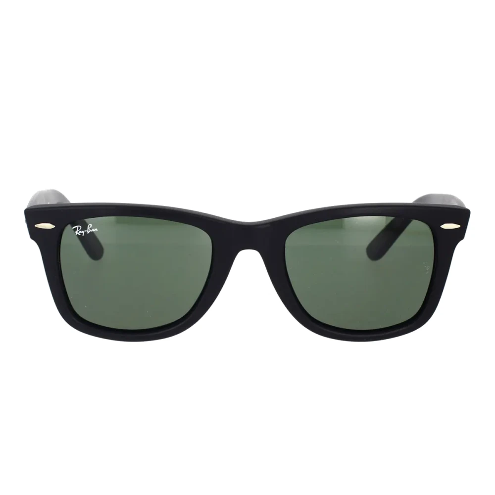 Ray-Ban Black Sunglasses, Unisex, 52 Mm, Classic Wayfarer Sunglasses