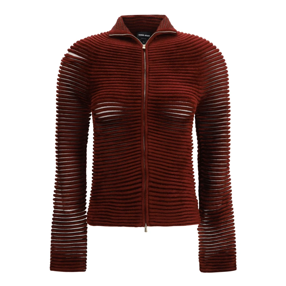 Giorgio Armani Donna Rosso Maglie, L, New,