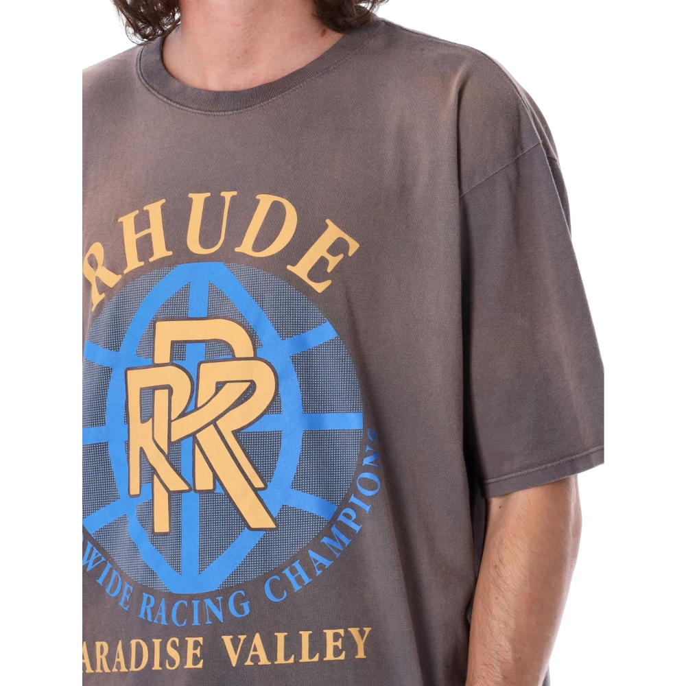 Rhude Paradise Valley T-Shirt Gray Heren