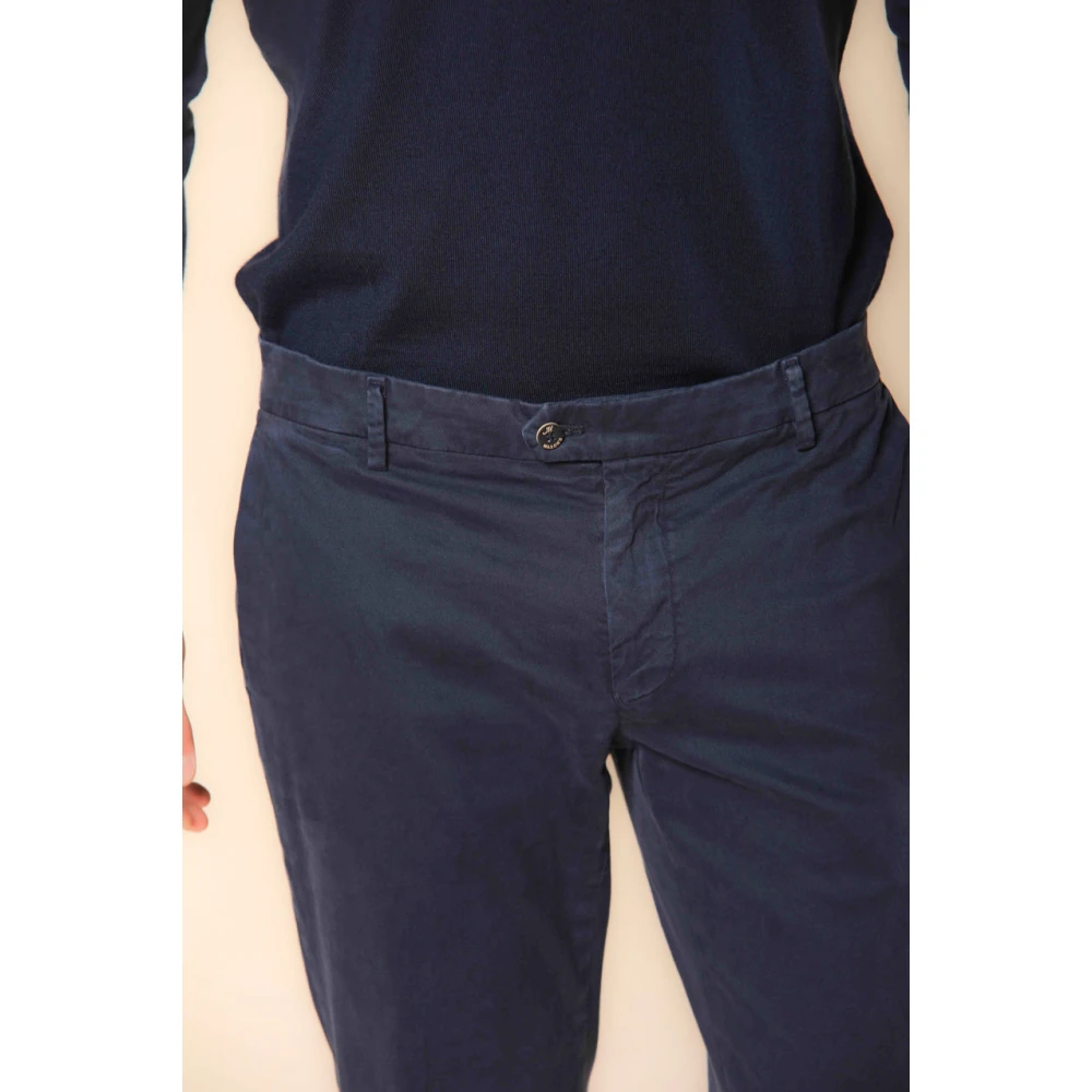 Mason's Chino broek met sartoriale details Blue Heren
