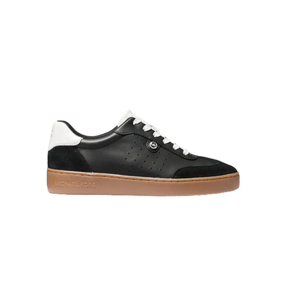 Michael Kors Sportieve Vetersneakers met Logohanger Dames Schoenen Zwart