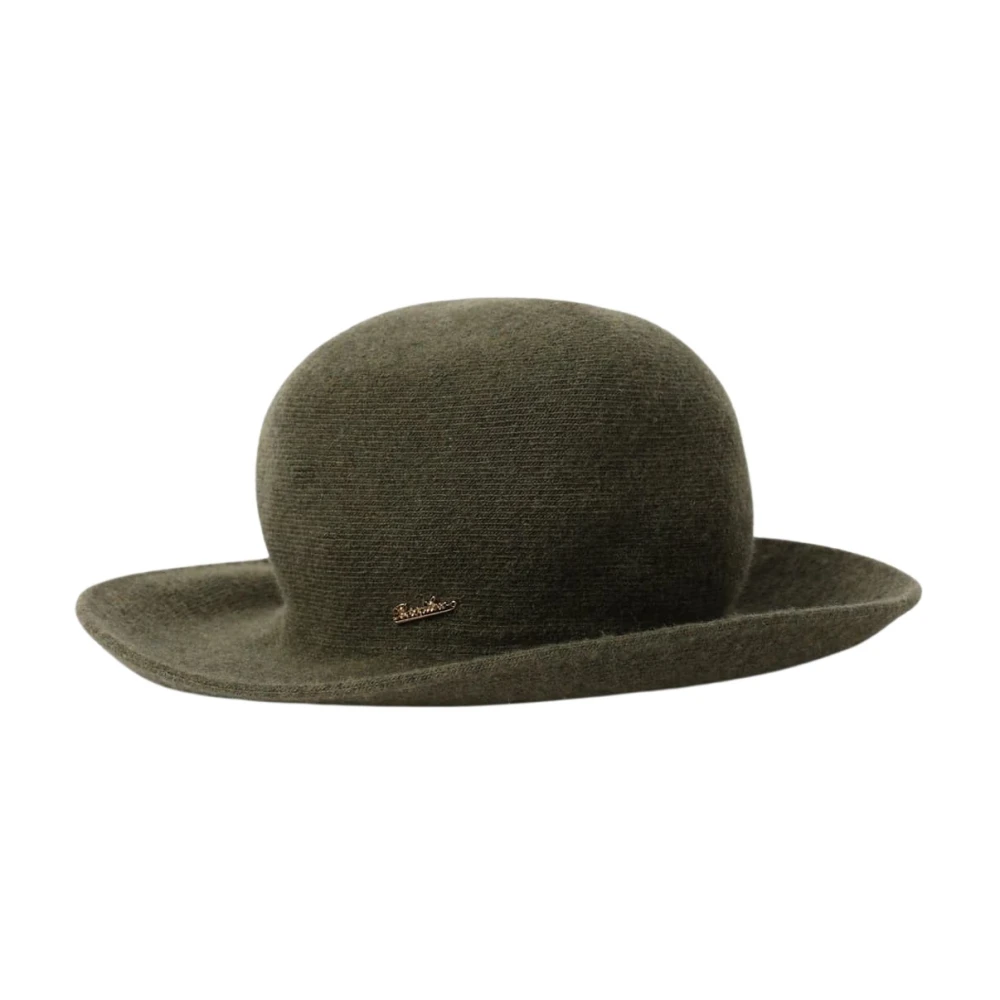 Borsalino Eco-Cashmere Cloche Hat Green Heren