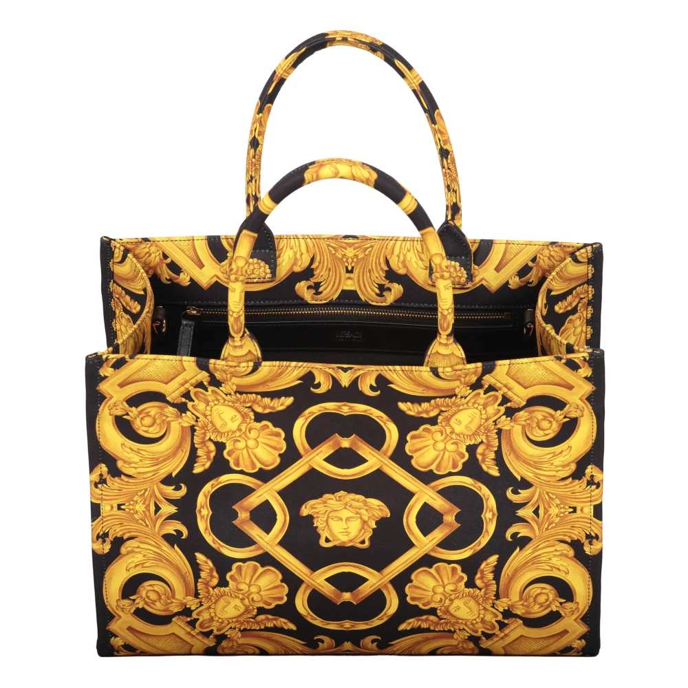 Versace Jacquard motief canvas tas Multicolor Dames