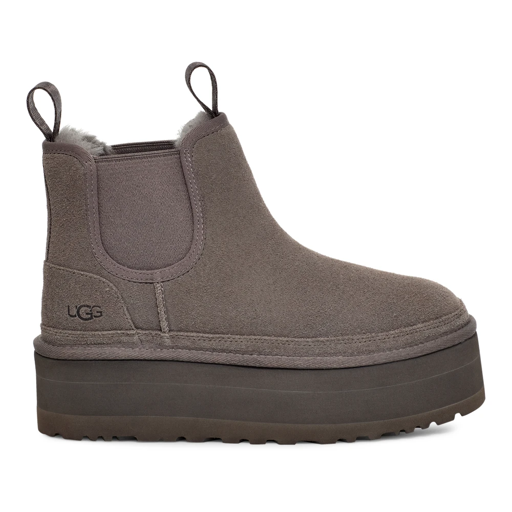 UGG Neumel Platform Chelsea Boots Gray, Dam