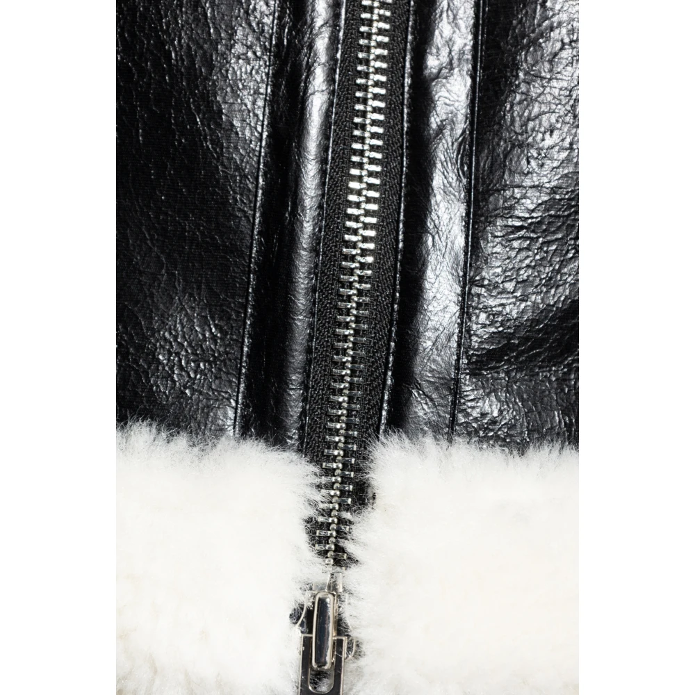 Stand Studio Faux Fur Jacket Lorelle Black Dames