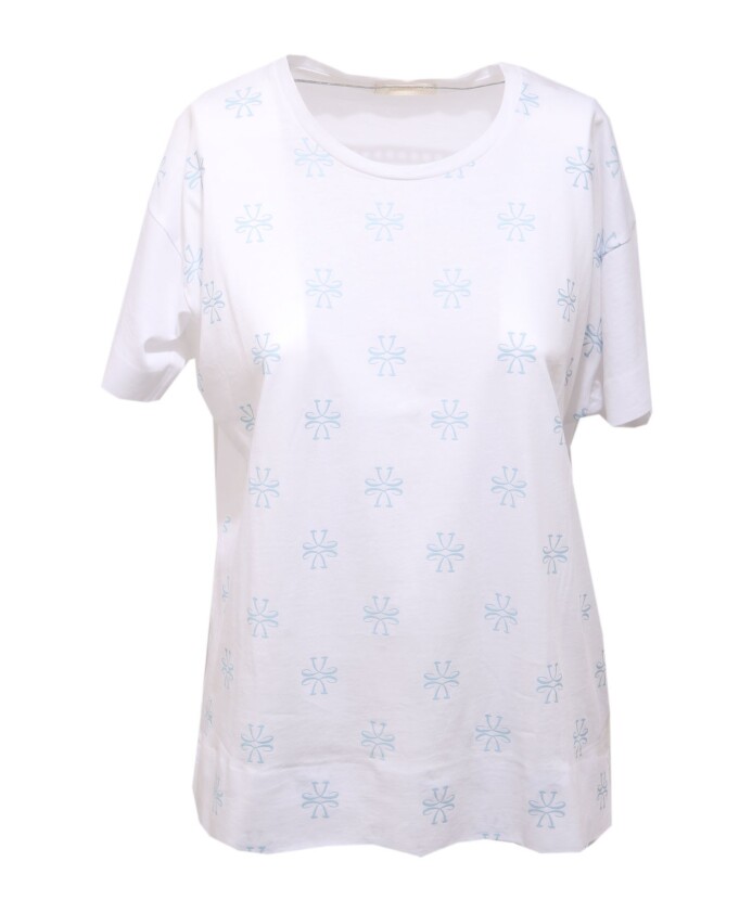 chemise-en-coton-imprime-blanc-bleu