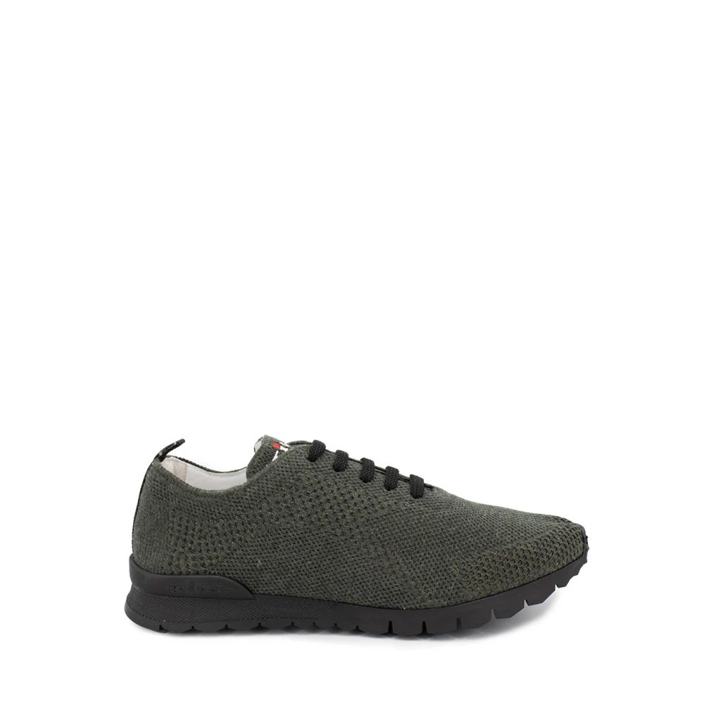 Kiton Grafisch Spel Sneakers Heren Schoenen Groen