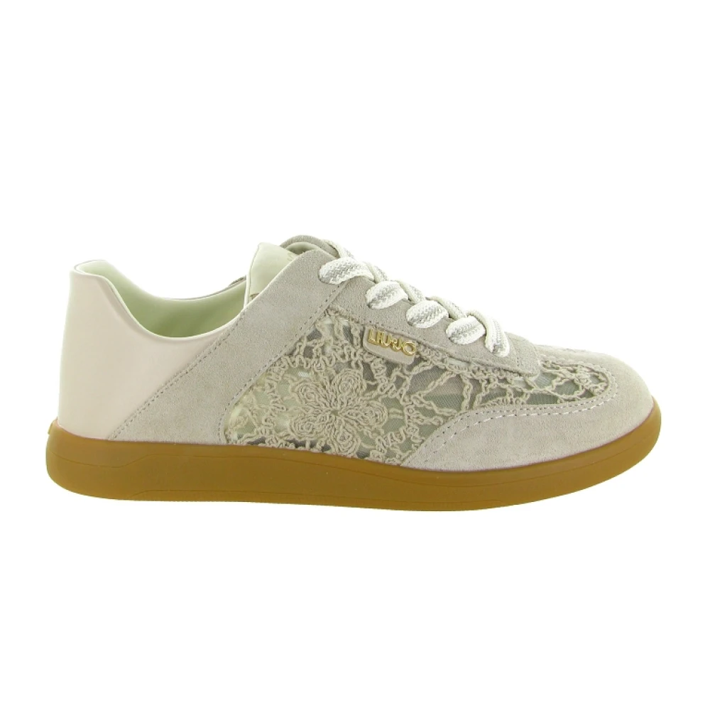 Liu Jo Sneaker Lewis 04 Strassglitter Dames Schoenen Beige
