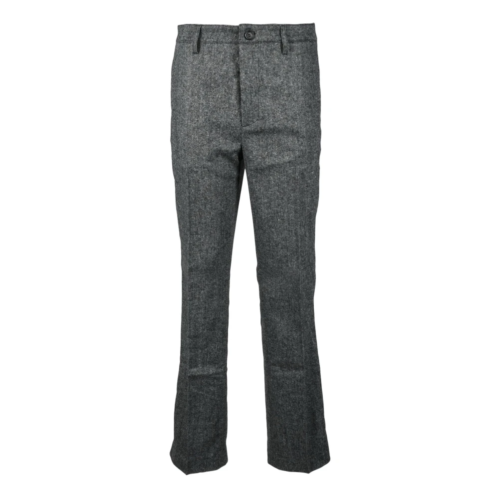 Department Five Elegante Wollen Blend Broek Gray Dames