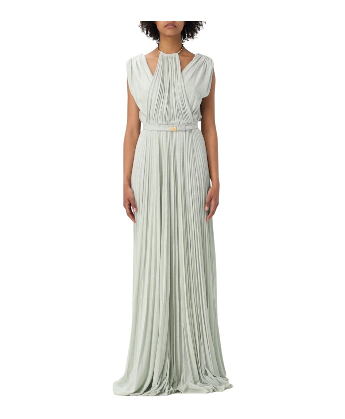 robe-longue-plissee-a-col-halter