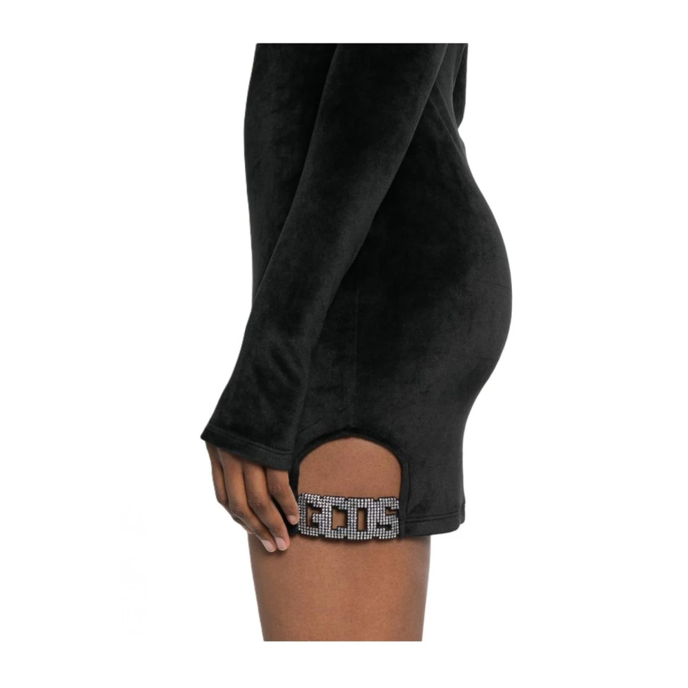 Gcds Stijlvolle Polyester Kledingcollectie Black Dames