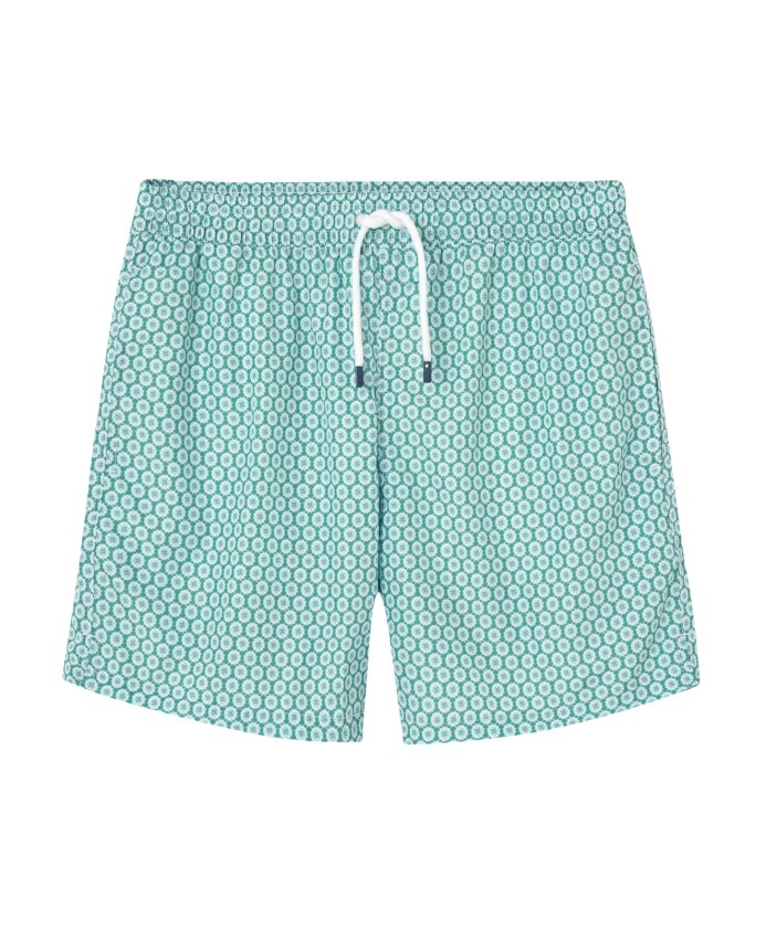 vetements-de-mer-verts-avec-tissu-imprime