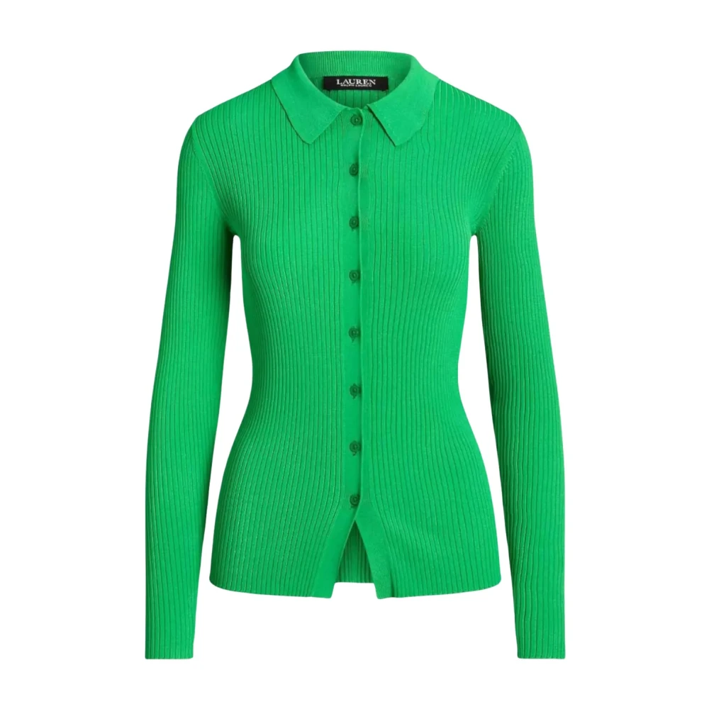 Ralph Lauren Gebreid Groen Vest Green Dames
