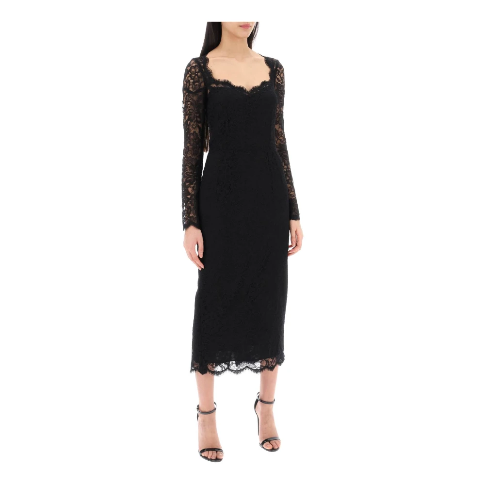 Dolce & Gabbana Midi Dresses Black Dames