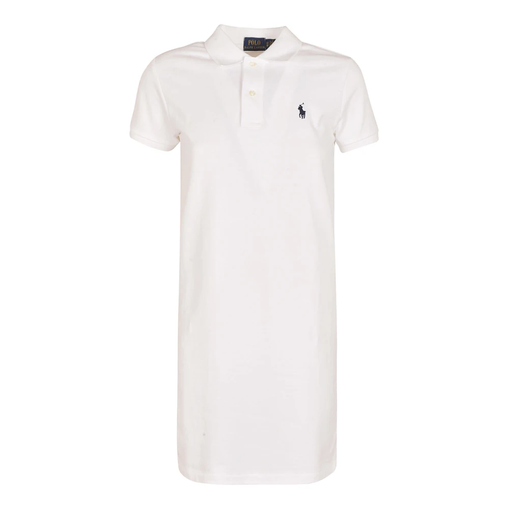 Ralph Lauren Casual jurk met korte mouwen White Dames