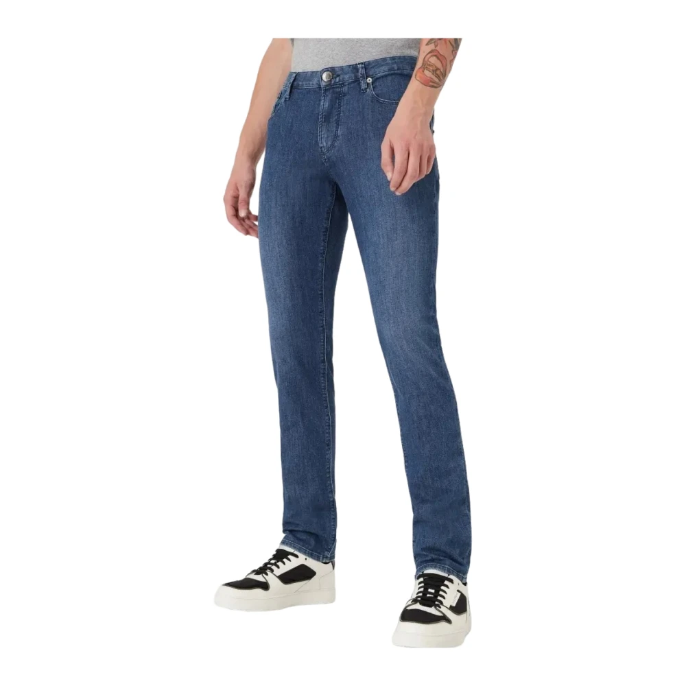 Emporio Armani Straight Jeans Blue Heren