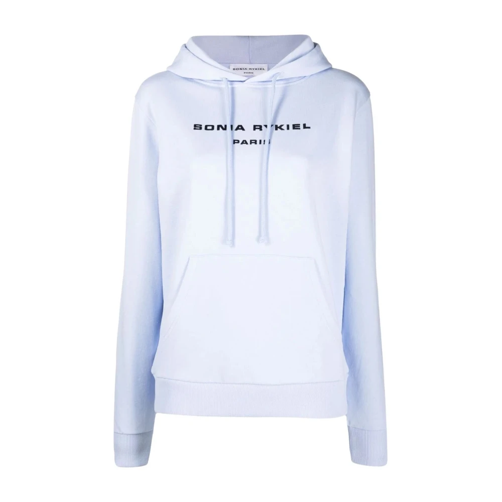 Sonia Rykiel Blauwe Casual Sweater Hoodie Katoen Blue Dames