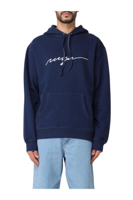 sweat-a-capuche-signature-bleu
