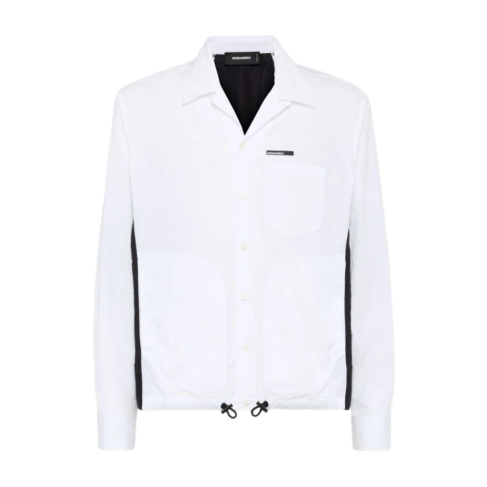 Dsquared2 Uomo Bianco Collezione Camicie Eleganti