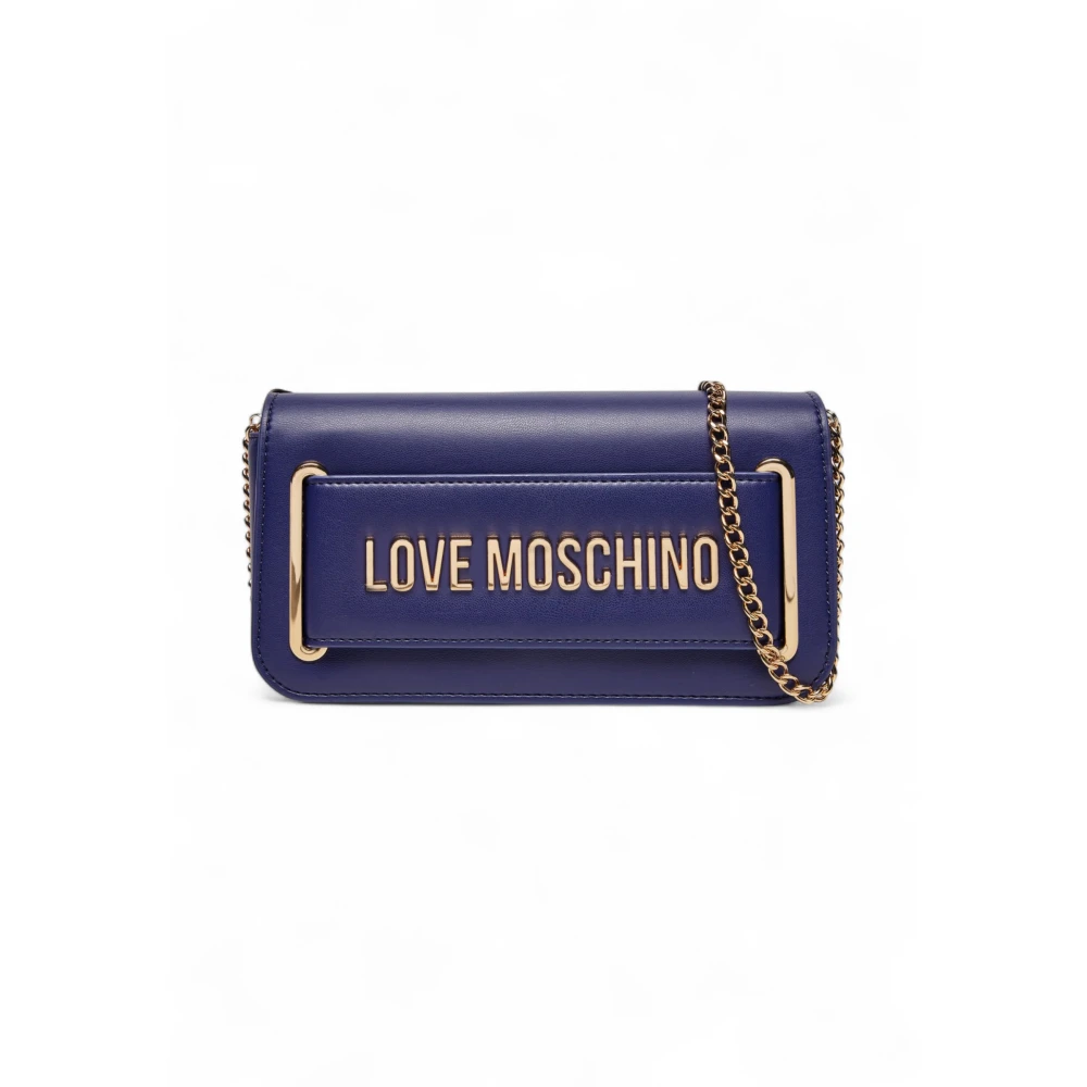 Love Moschino Donna Blu Borse, Taglia Unica, New,