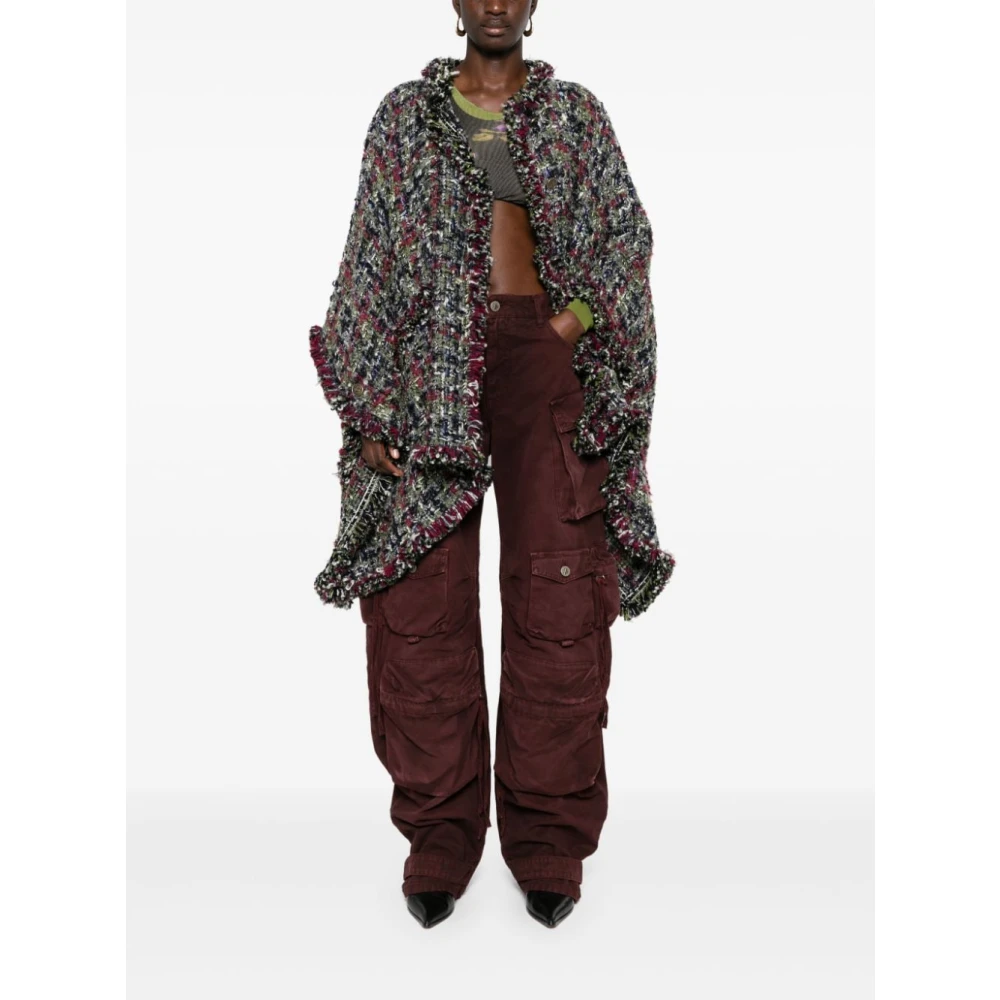 ETRO Stijlvolle Jassen Ponchos Multi Brown Dames