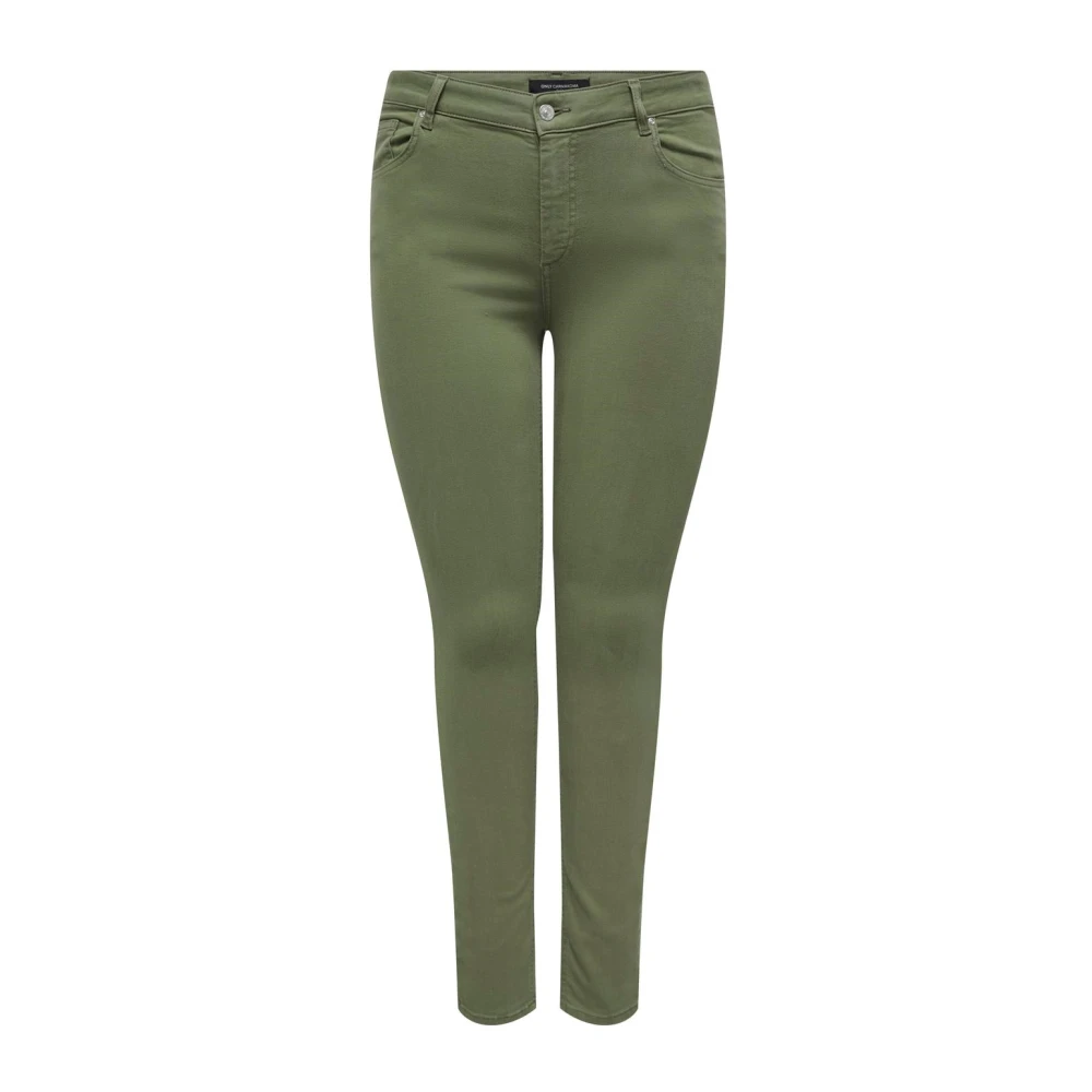 Only Carmakoma Skinny Jeans voor vrouwen Green Dames
