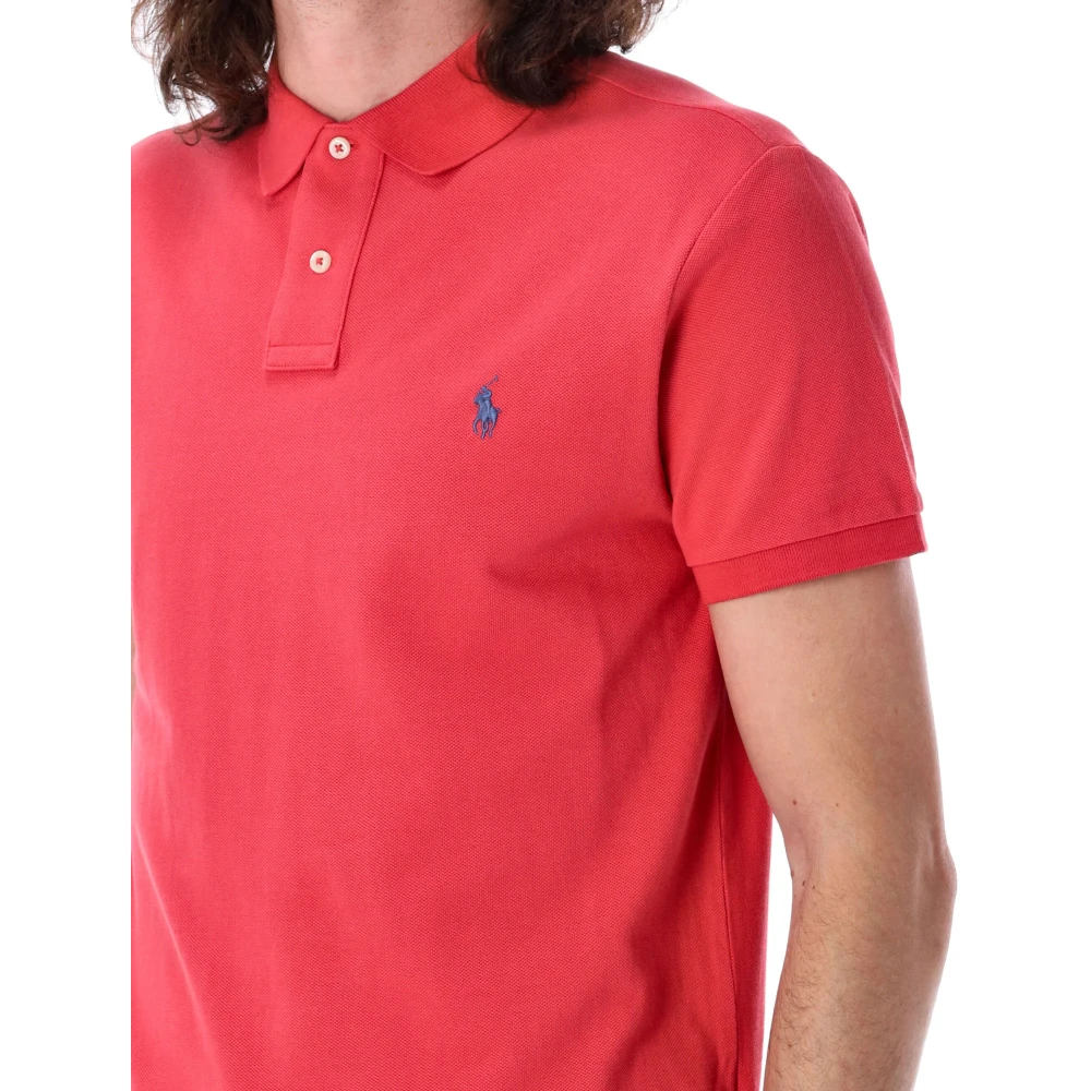 Polo Ralph Lauren Gepersonaliseerd Klassiek Poloshirt Red Heren
