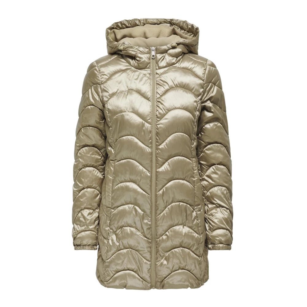 Only Vega Gewatteerde Jas Beige Dames