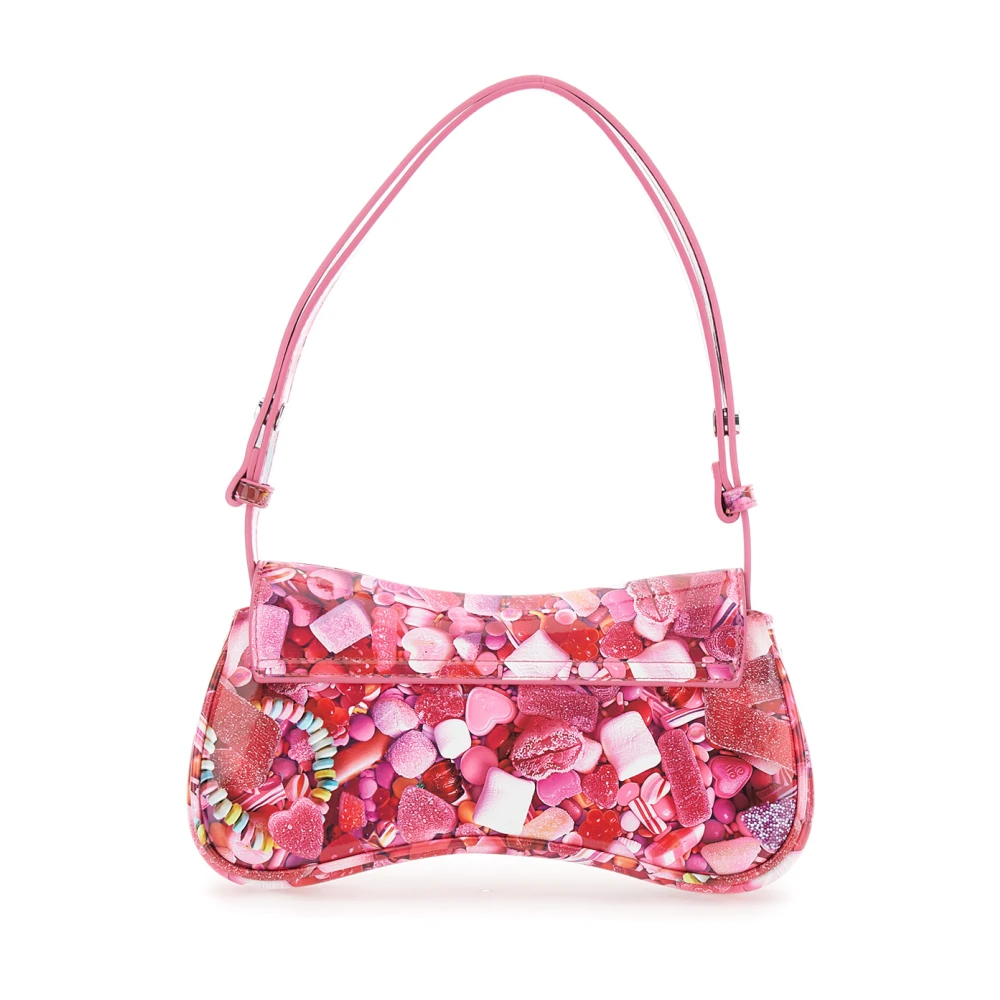 Diesel Play Pink Handtas met Grafische Print Pink Dames
