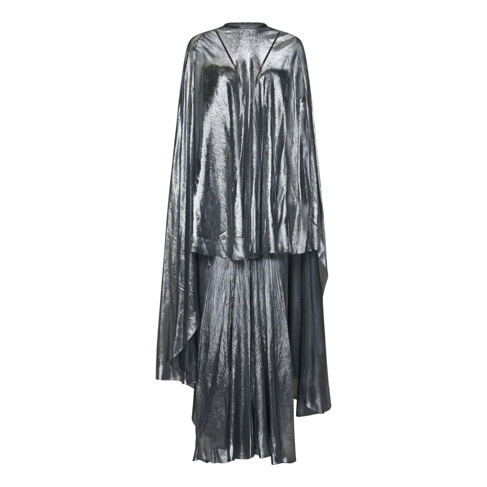 Maria Lucia Hohan Bos Zijde Asymmetrische Zoom Jas Gray Dames