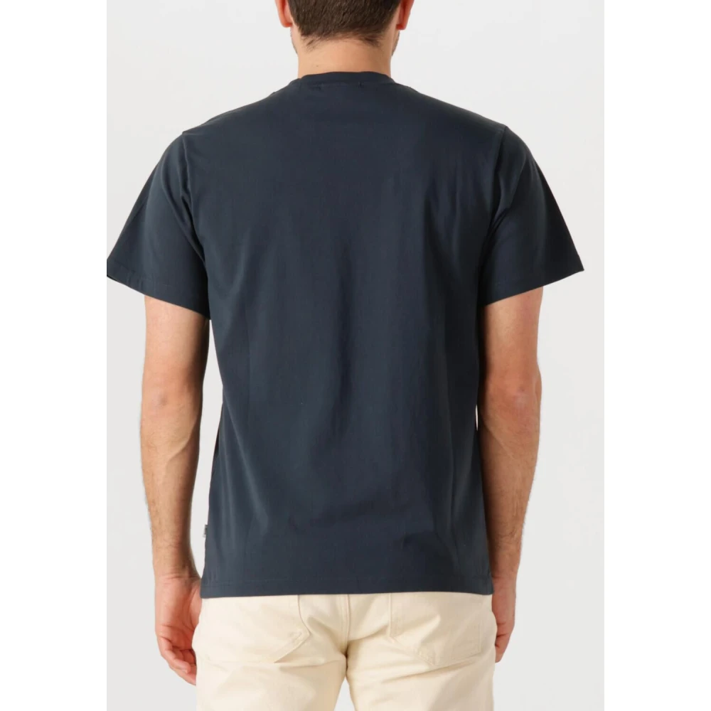 Forét Blauw Flora T-shirt voor heren Blue Heren