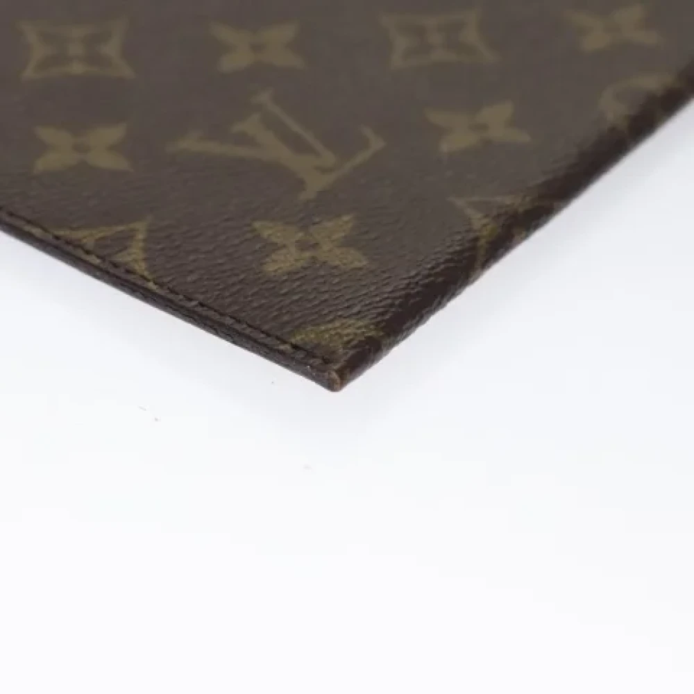 Louis Vuitton Vintage Pre-owned Canvas clutches Brown Dames