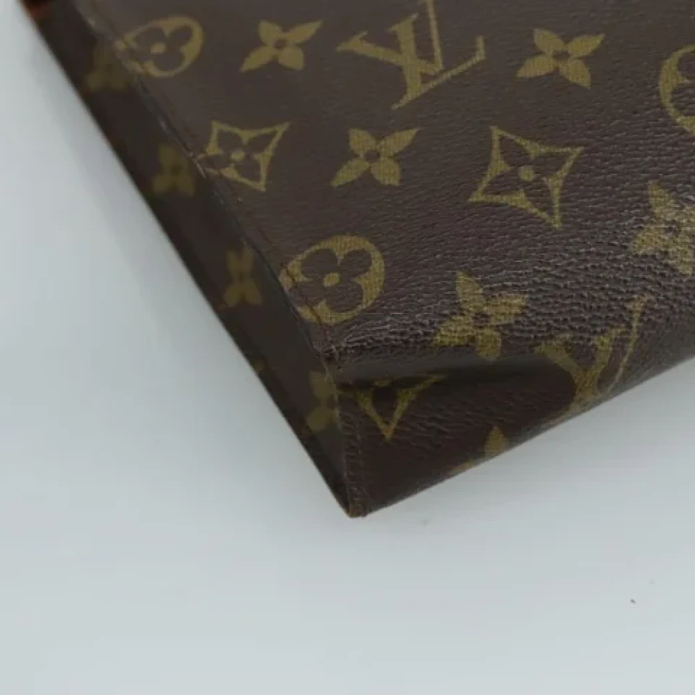 Louis Vuitton Vintage Pre-owned Canvas clutches Brown Dames