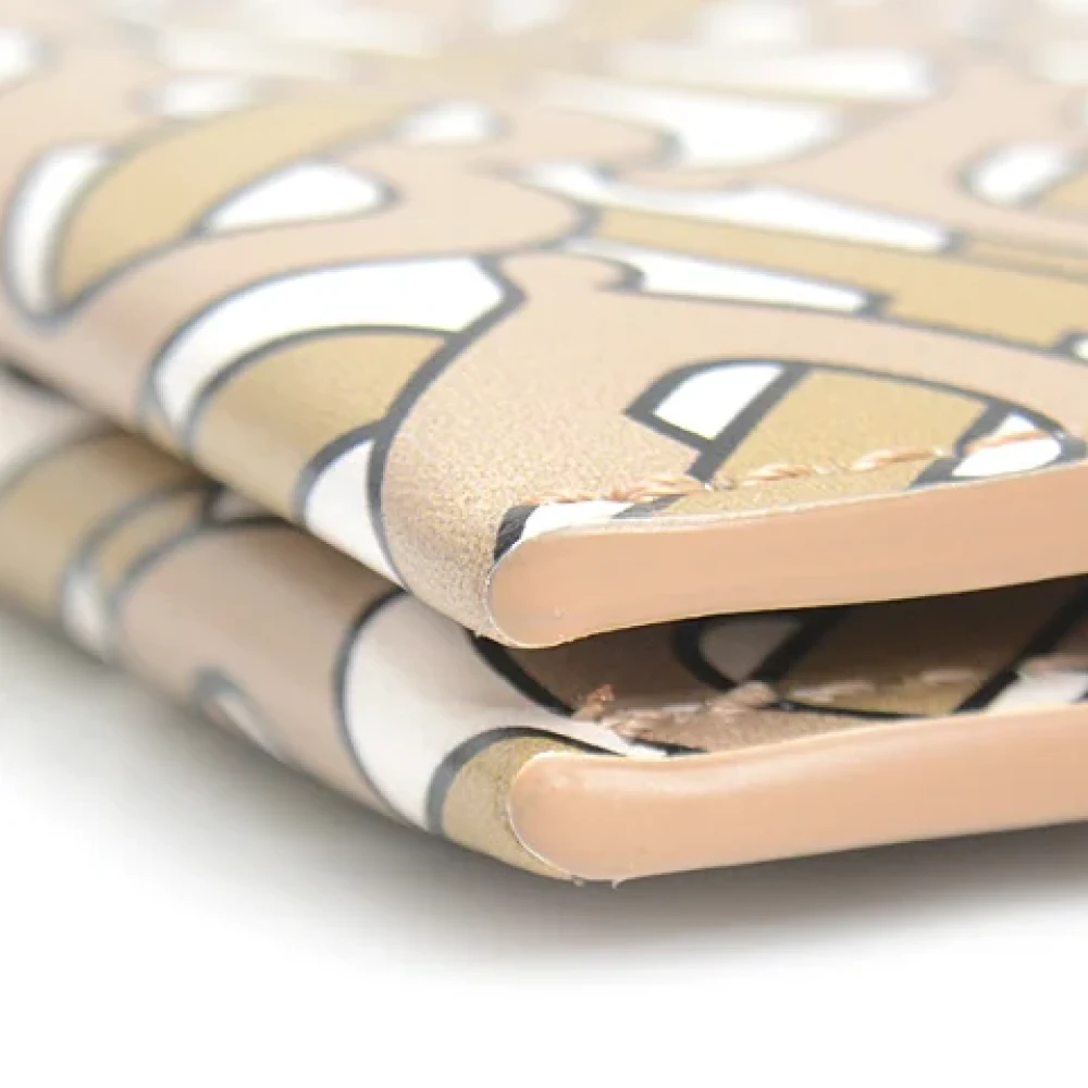 Burberry Vintage Pre-owned Canvas clutches Beige Dames